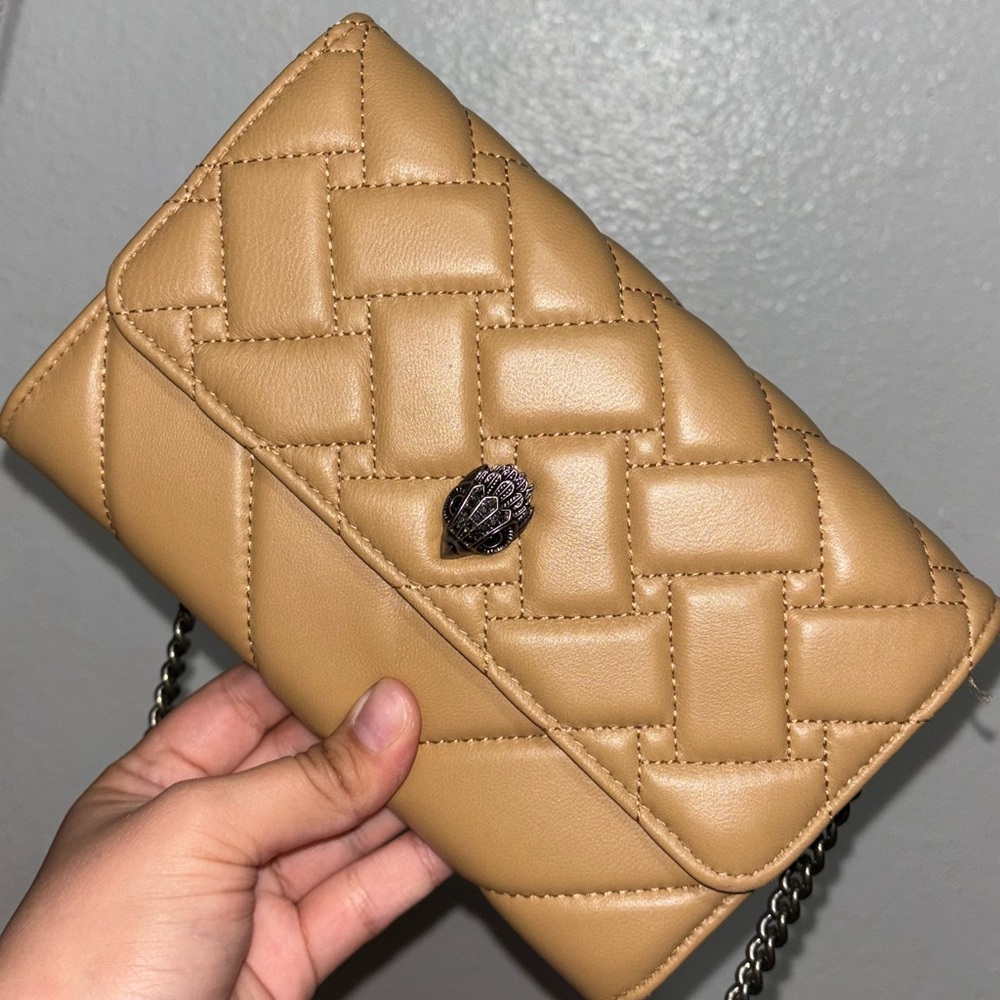 Kurt Geiger Tan Quilted Women's Bag